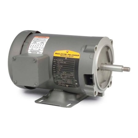 Baldor-Reliance Baldor-Reliance Motor CJM3107, .5HP, 3450RPM, 3PH, 60HZ, 56J, 3413M, OPEN, F1 CJM3107